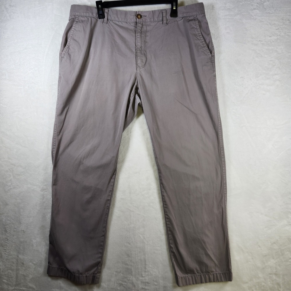 Tommy Hilfiger Classic Fit Chino Pants Mens 40/32 Tan Casual Trousers